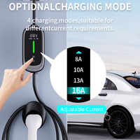 Station de recharge portable pour véhicules électriques 3,5 kW Type 2 avec écran LED 16A, état neuf, pour Volvo C30, BMW Série 4, BYD, MG