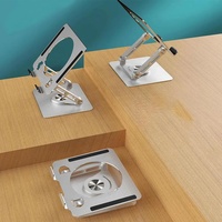 Support pliable pour tablette avec base rotative à 360°, support pour tablette et PC compatible avec iPad Pro/Air/Mini et plus encore