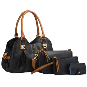 RTS Bulk Mixed Order Women's Large Capacity Genuine PU Leather Handbag Multi-Collection <b>Bag</b> with Zipper Closure Daily Use - Product Image 2