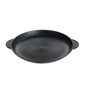 Nouveau produit Poêle à <span class=keywords><strong>paella</strong></span> antiadhésive 28cm en aluminium moulé sous pression avec vague - Product Image 2