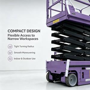Piattaforma di Lavoro Aerea Elettrica Semovente a Forbice da 6m, 8m, 10m, 12m, 14m, 16m con Certificazione CE e ISO - Product Image 3