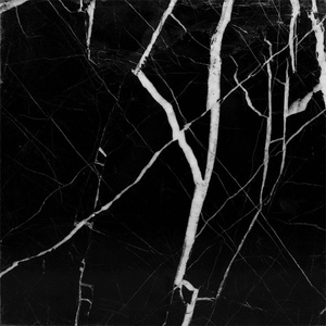 Mangkuk Batu Marmer Hitam <span class=keywords><strong>Marquina</strong></span> dengan Alas - Product Image 6