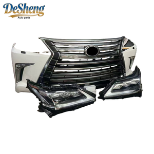 Alta Calidad a Bajo Precio - Compatible con <span class=keywords><strong>Lexus</strong></span> <span class=keywords><strong>LX</strong></span>. Incluye Parachoques Delantero, Faros Delanteros, Rejilla, Radiador, Rejillas de Ventilación. Ajuste Perfecto. - Product Image 4