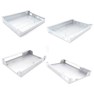Service personnalisé de fabrication de tôles en acier inoxydable plié estampage de pièces métalliques boîte en tôle revêtue de p - Product Image 1