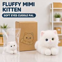 Figurine réaliste de chaton blanc en peluche, jouet en peluche, fabrication directe OEM ODM, coton PP, polyester, animal en peluche rembourré, vente en gros, MOQ, peluche amusante