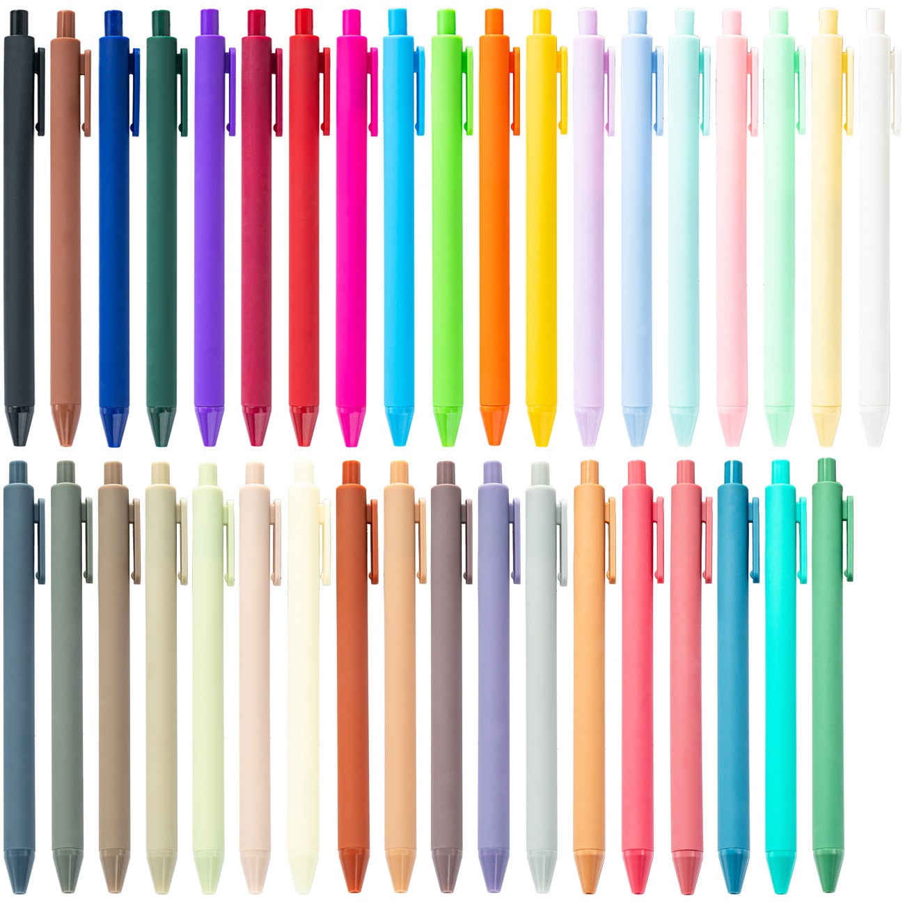 jelly rollers colored pens