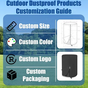 Vente directe d'usine, sac de rangement résistant aux intempéries, recouvert de PVC, pour camion, SUV, housse anti-poussière pour pneus, housse de protection pour roues - Product Image 4