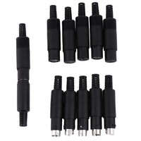 Mini-DIN-Steckdose PS/2-Stecker 4/6/8 PIN-Gehäuse Kabel halterung Stecker Buchse