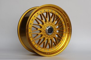 Rines Deportivos Dorados Personalizados de 15-26 Pulgadas para Autos JDM y Europeos: Civic, Camry, <span class=keywords><strong>Audi</strong></span> A3/A4/<span class=keywords><strong>A5</strong></span>, BMW Serie 3/4/5, M2/M3/M4, MX5 - Product Image 6