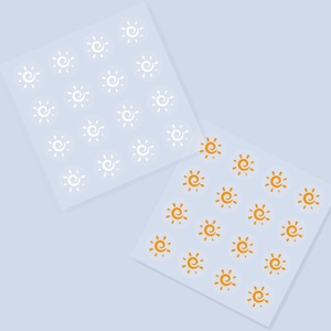 Pegatinas de Recordatorio de Protección Solar con Detección UV para Deportes de Playa, Actividades al Aire Libre, Campamento, Senderismo, Pesca, Picnics, Viajes, Trabajo en el Jardín - Product Image 3