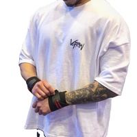 T-shirt stampata girocollo manica corta oversize di alta qualità in cotone 100% personalizzata per uomo