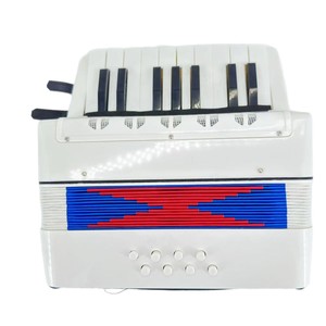 Acordeón Mini de 17 Teclas y 8 Bajos Yinyue, Instrumento Musical de Aprendizaje Temprano para Niños, Juguete de Piano de Plástico ABS - Product Image 1