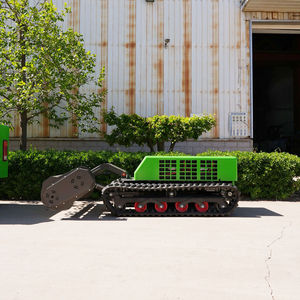 <b>Battery</b> Powered Remote Control Crawler Lawn Mower Electric Grass Cutter for Field and Rough Terrain Maintenance - Product Image 2