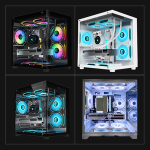 Chasis Compacto Micro ATX para Juegos con Ventana de Vidrio Templado y Espacio para Enfriador de CPU de 158 mm - Product Image 4