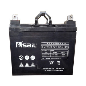 Batterie au plomb régulée par valve Sail 6-GFM-33 12V 33Ah pour la télécommunications et la sauvegarde d'alimentation UPS - Product Image 1