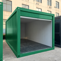 Conteneurs préfabriqués modulaires de 20 pieds, maisons préfabriquées portables, entrepôts de stockage, garages