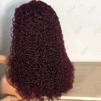Pelucas vietnamitas SDD Double Drown cutícula alineada Raw Pixie Wave, pelucas de cabello humano transparente, pelucas delanteras de encaje Full HD sin pegamento