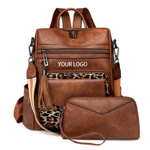 Bolsos de Mano de Lujo Modernos y a la Moda para Mujer, Bolsos de Compras Casuales con Borlas, Mochilas Personalizadas para Mujer, Mochila para Viajes Diarios - Product Image 1