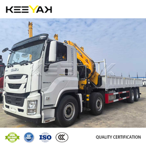 شاحنة رافعة 28 طن مزودة برافعة ذراع مفصلية من 8 أقسام من إيسوزو، رافعة شاحنة متنقلة، معدات آلات هندسية - Product Image 6