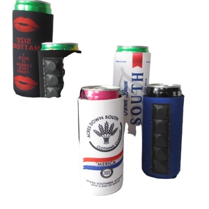 Custom Logo Neoprene Magnet Can Coolers Magnetic Kolder Kaddy with Strong Magnet 12oz Tall Slim Can Coozies - Product Image 4