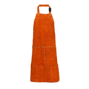 Delantal de Cuero Naranja con Múltiples Bolsillos, Resistente para Uso Diario en la Cocina - Product Image 1