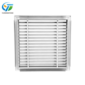 Tùy Chỉnh Kích Thước Hiện Đại Ngoài Trời Vent Lưới Tản Nhiệt 304 Hợp Kim Nhôm Vuông AC Tường Đăng Ký Cho Điều Hòa Không Khí Hệ Thống - Product Image 3