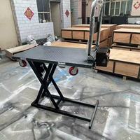 Plateforme élévatrice électrique en acier, chariot élévateur à ciseaux hydraulique pour chargement et déchargement de marchandises, idéal pour voitures et camions en Corée du Sud