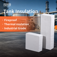 Panneau d'isolation haute température en silicate de calcium ignifuge pour chaudière et four, épaisseur 50mm 100mm, fourni par l'usine