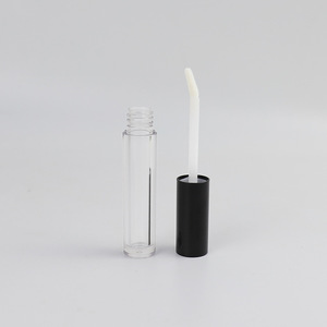 Tubo de brillo labial de 3.3ml, envase cosmético portátil redondo con tapón para aplicación de tinte labial - Product Image 3