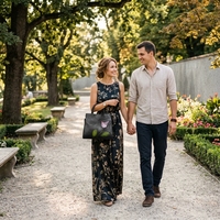 Sac fourre-tout décontracté en cuir véritable grande capacité pour femme, motif floral, fermeture éclair, polyester imperméable, bandoulière réglable
