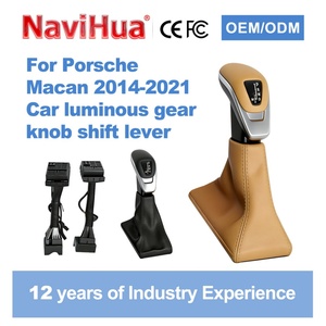 Levier de vitesses NaviHua pour Porsche Macan 2014-2021, nouvelle version lumineuse, levier de vitesses intérieur de voiture - Product Image 1