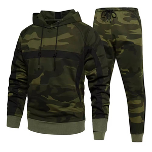 Ropa Deportiva Personalizada con Logotipo para Hombre, Conjunto Deportivo de Camuflaje <span class=keywords><strong>a</strong></span> Prueba de Viento para Otoño e Invierno - Product Image 5