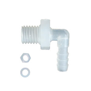 Ensemble complet de raccords en plastique avec écrou et rondelle pour conduits et raccords de tuyauterie, filetage externe 6-M8, coude en pagode - Product Image 1