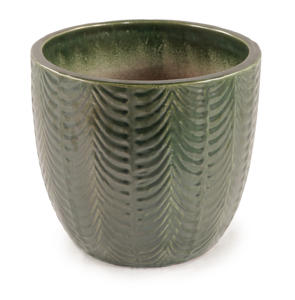 Pot en céramique à motif floral en relief, respirant, anti-moisissure, décoration d'intérieur, jardinière - Product Image 2