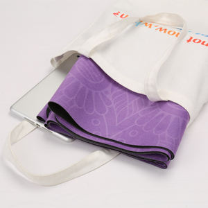 Tapis de yoga de voyage écologique en daim et caoutchouc naturel très confortable pour l'entraînement et la méditation - Product Image 6