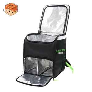 Oxford impermeable aislamiento isotermo aislado <span class=keywords><strong>Pizza</strong></span> entrega de alimentos mochila fábrica al por mayor 1680D azul aislado <span class=keywords><strong>bolsa</strong></span> de comestibles - Product Image 3
