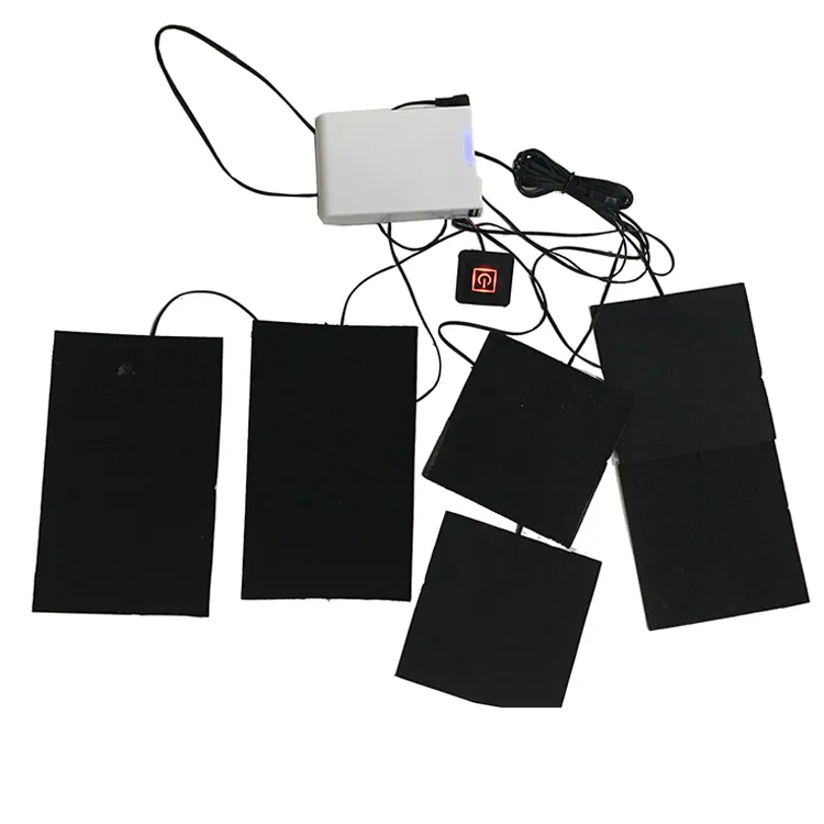 전문 공장 사용자 정의 겨울 블랙 12V/7.4V/5V 까마귀 USB 배터리 전기 온난화 난방 패드 조끼 자켓 의류