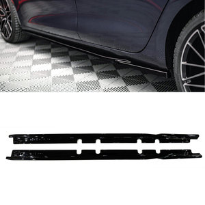 Faldón Lateral de Coche Estilo MAX en Negro Brillante ABS, Personalización de Fábrica para Cupra <span class=keywords><strong>Leon</strong></span> MK1 2020+ - Product Image 1