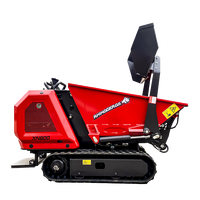 Mini-dumper sur chenilles XINIU Rhinoceros XN800, 800 kg, diesel, hydraulique, compact, pour chantier, ferme, construction, certifié CE