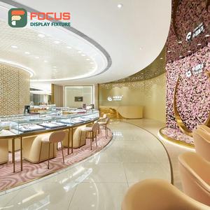 Mostrador de Exhibición de Joyería de Alta Visibilidad con Marco Metálico para Tiendas de Marca - Product Image 2