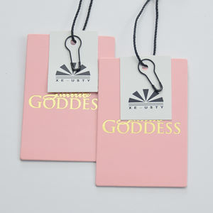 ป้ายแขวนสำหรับเสื้อผ้าดีไซน์แฟชั่นทำจากโลหะสองชั้นแบบกำหนดได้เอง - Product Image 6