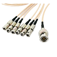 Cable adaptador RF HD BNC RG179 de 75 ohmios con conector Micro BNC macho a macho/hembra para vídeo HD