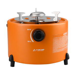 STARCAMP 2000W fornello da campeggio portatile in acciaio e stufa a Gas 2 in 1 soluzione esterna per il riscaldamento del Patio - Product Image 4