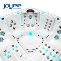 Bain à remous haut de gamme, meilleure vente, spa extérieur de qualité supérieure, jacuzzi, usine européenne, fabricant chinois, 2,2 m, jets de massage hydromassants