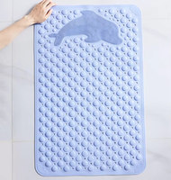 Tapis de bain antidérapant avec ventouses Diatomite + Tapis de douche en caoutchouc avec trous de drainage Utilisation moderne à la maison et à l'hôtel