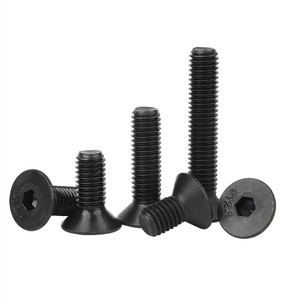 Grade 10.9/12.9 Black M2 M2.5 M3 M4 M5 M6 Din7991 Carbon Steel Allen Hexagon Bolt Hex Socket Flat Head Countersunk <b>Screw</b> - Product Image 3