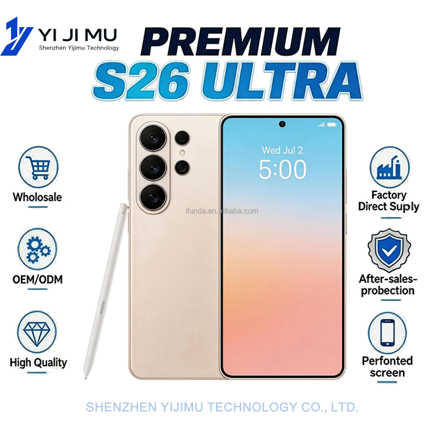 22G+2TB 2026 Latest S26 Ultra Original 5G Gaming Smartphone 108MP Camera Dual SIM Unlocked Global Version Cell Phone Decacore