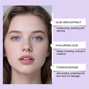 Crema <span class=keywords><strong>BB</strong></span> Idratante Naturale Leggera con Infusione di Erbe e Minerali, Polvere Compatta Correttore per Tutti i Tipi di Pelle, Vendita all'Ingrosso OEM/ODM - Product Image 4