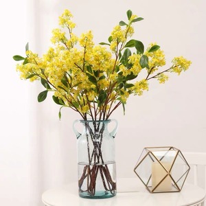 Rama de Osmanthus MSH con Alambres en el Interior, Flor de Osmanthus Artificial con Aroma - Product Image 1