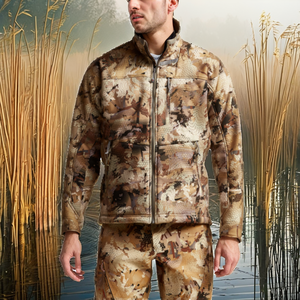 Vêtements de chasse personnalisés de haute qualité imprimés pour la chasse au canard en extérieur, combinaisons de pêche et de chasse solides pour les marais, 100% polyester - Product Image 2